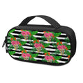 Aloha Skull Striped Pattern Print Portable Cooler Travel Case