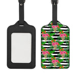 Aloha Skull Striped Pattern Print Luggage Tag