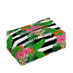 Aloha Skull Striped Pattern Print Rectangle Tissue Box Cover