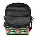 Aloha Skull Striped Pattern Print Rectangular Crossbody Bag