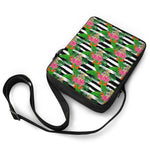 Aloha Skull Striped Pattern Print Rectangular Crossbody Bag