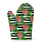 Aloha Skull Striped Pattern Print Single Oven Mitt