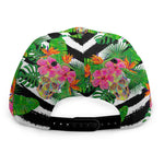 Aloha Skull Striped Pattern Print Snapback Cap
