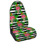 Aloha Skull Striped Pattern Print Waterproof Car Seat Cover