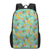 Aloha Summer Pineapple Pattern Print 17 Inch Backpack