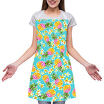 Aloha Summer Pineapple Pattern Print Adjustable Apron