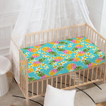 Aloha Summer Pineapple Pattern Print Baby Crib Sheet