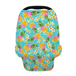 Aloha Summer Pineapple Pattern Print Baby Seat Cover