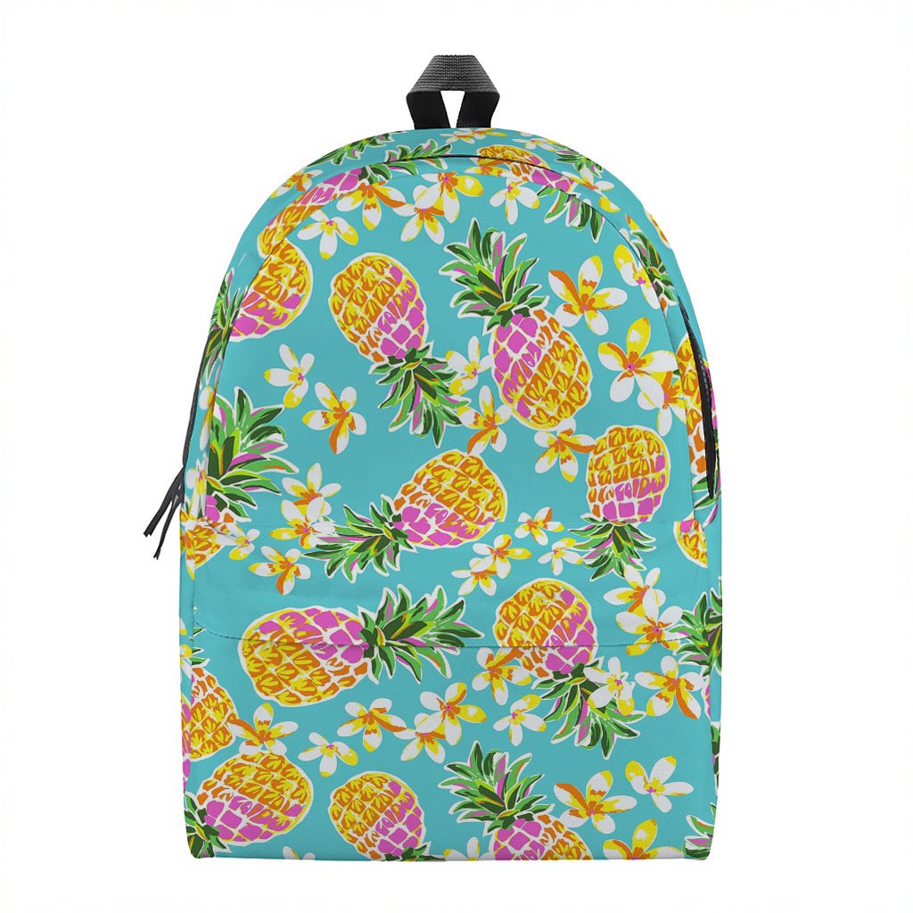 Aloha Summer Pineapple Pattern Print Backpack