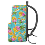 Aloha Summer Pineapple Pattern Print Backpack