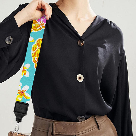 Aloha Summer Pineapple Pattern Print Bag Strap