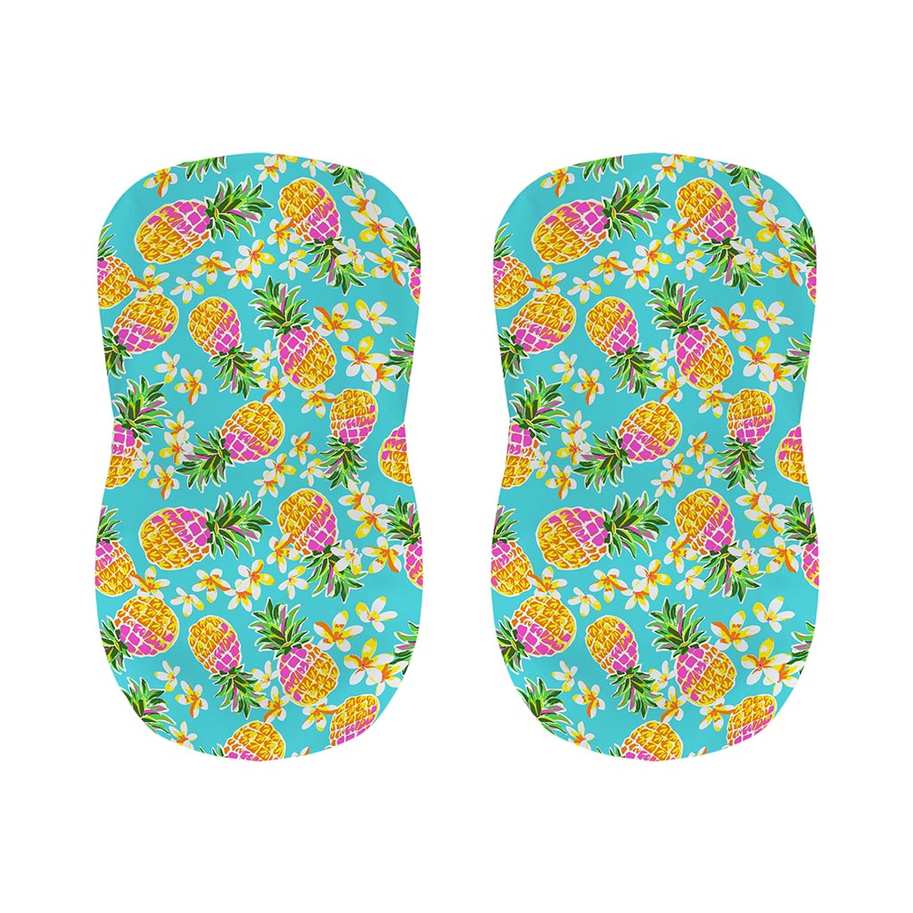 Aloha Summer Pineapple Pattern Print Bar Stool Covers