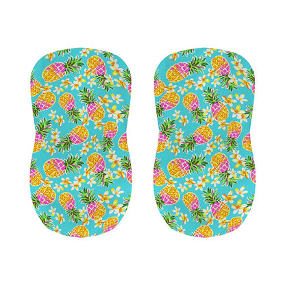 Aloha Summer Pineapple Pattern Print Bar Stool Covers