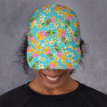 Aloha Summer Pineapple Pattern Print Baseball Cap