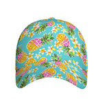 Aloha Summer Pineapple Pattern Print Baseball Cap