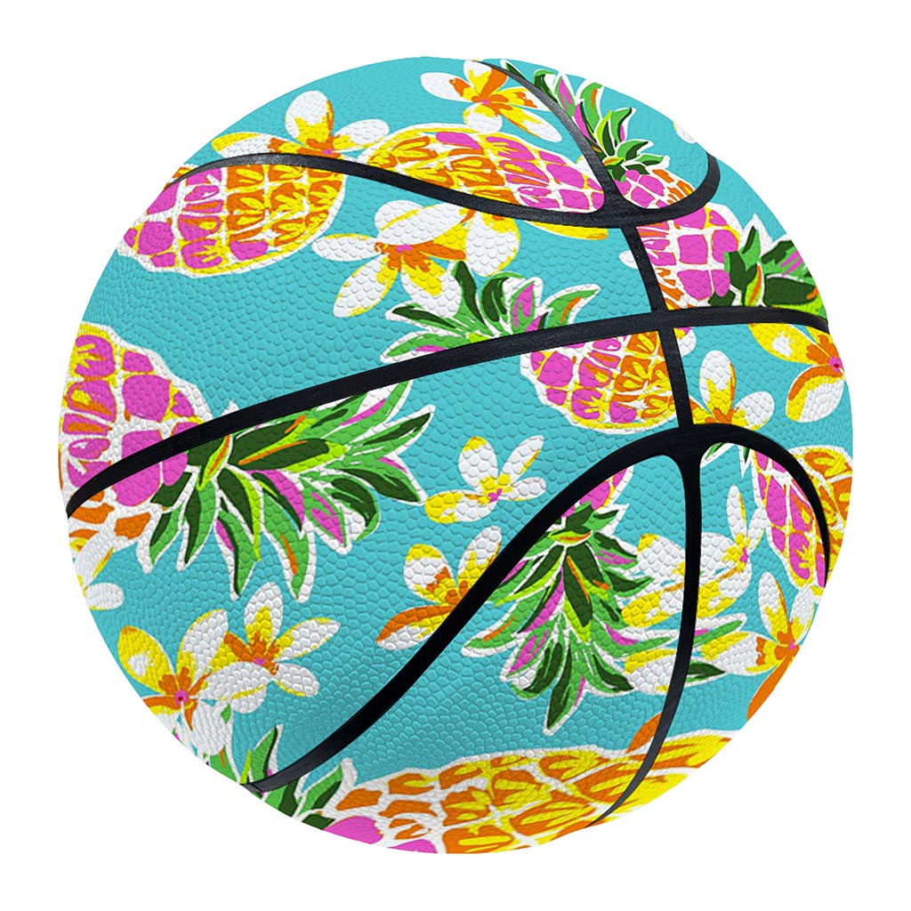 Aloha Summer Pineapple Pattern Print Basketball