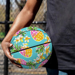 Aloha Summer Pineapple Pattern Print Basketball