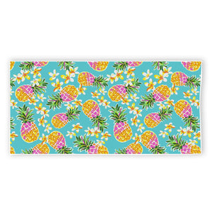 Aloha Summer Pineapple Pattern Print Beach Towel