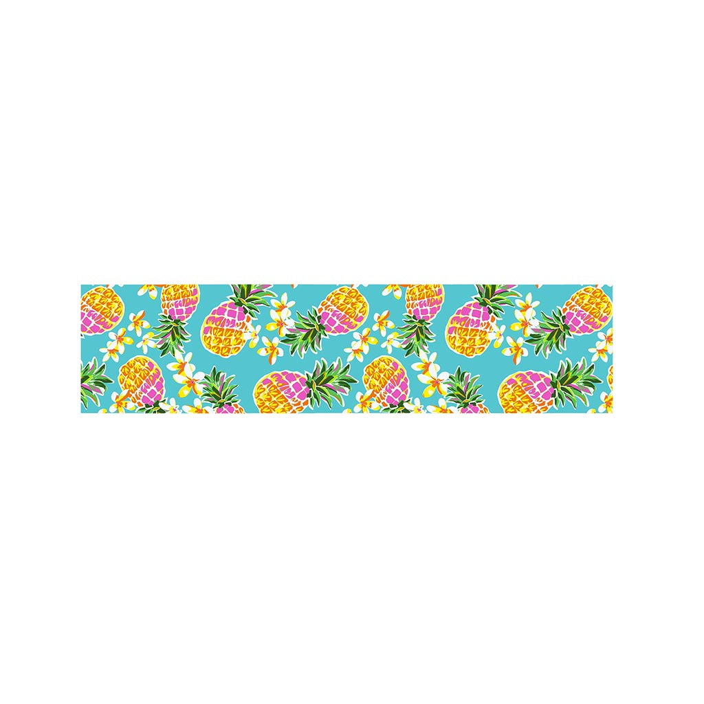 Aloha Summer Pineapple Pattern Print Bed Runner