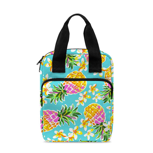 Aloha Summer Pineapple Pattern Print Bible Tote Bag