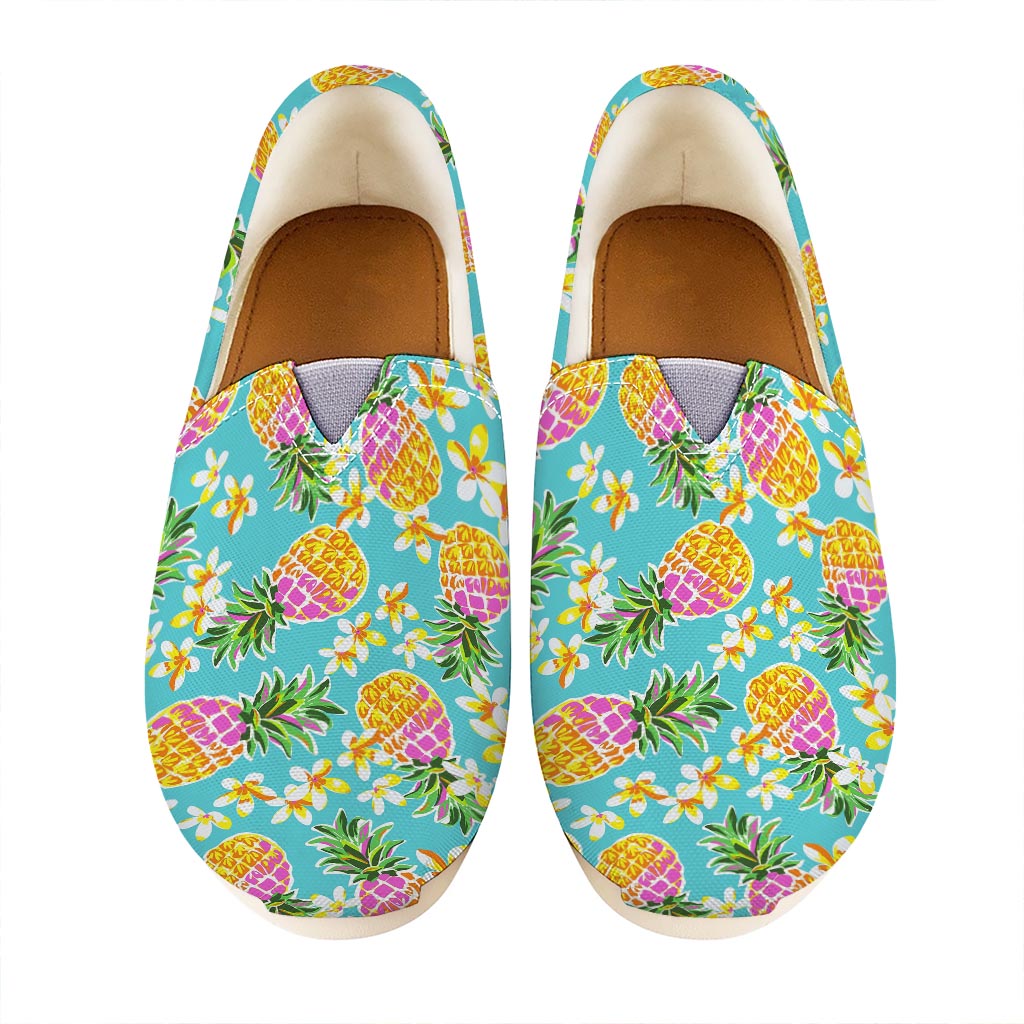 Aloha Summer Pineapple Pattern Print Casual Shoes