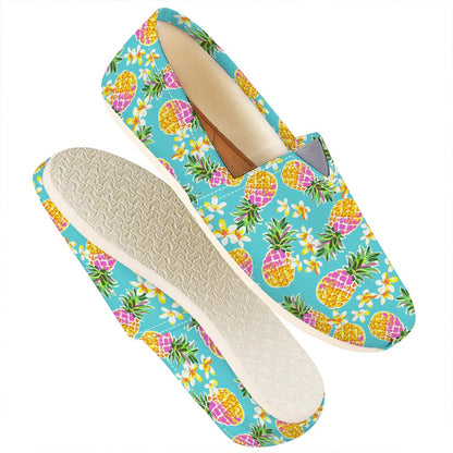 Aloha Summer Pineapple Pattern Print Casual Shoes