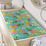 Aloha Summer Pineapple Pattern Print Changing Pad Cover