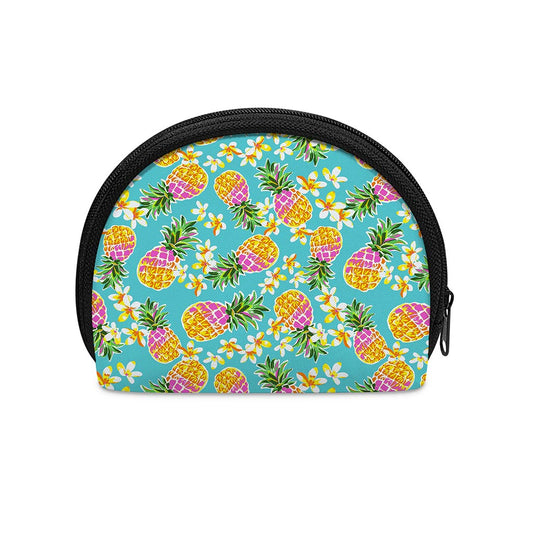 Aloha Summer Pineapple Pattern Print Coin Purse