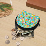 Aloha Summer Pineapple Pattern Print Coin Purse