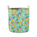 Aloha Summer Pineapple Pattern Print Collapsible Laundry Basket