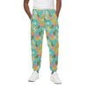 Aloha Summer Pineapple Pattern Print Cotton Pants