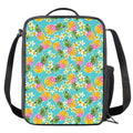 Aloha Summer Pineapple Pattern Print Crossbody Lunch Bag