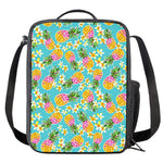 Aloha Summer Pineapple Pattern Print Crossbody Lunch Bag