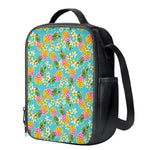 Aloha Summer Pineapple Pattern Print Crossbody Lunch Bag