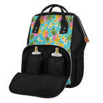 Aloha Summer Pineapple Pattern Print Diaper Bag