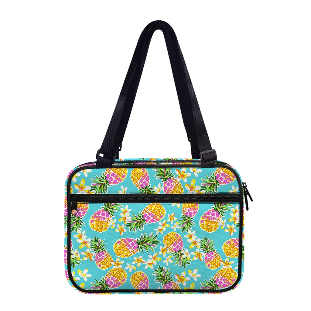 Aloha Summer Pineapple Pattern Print Double Strap Bible Bag