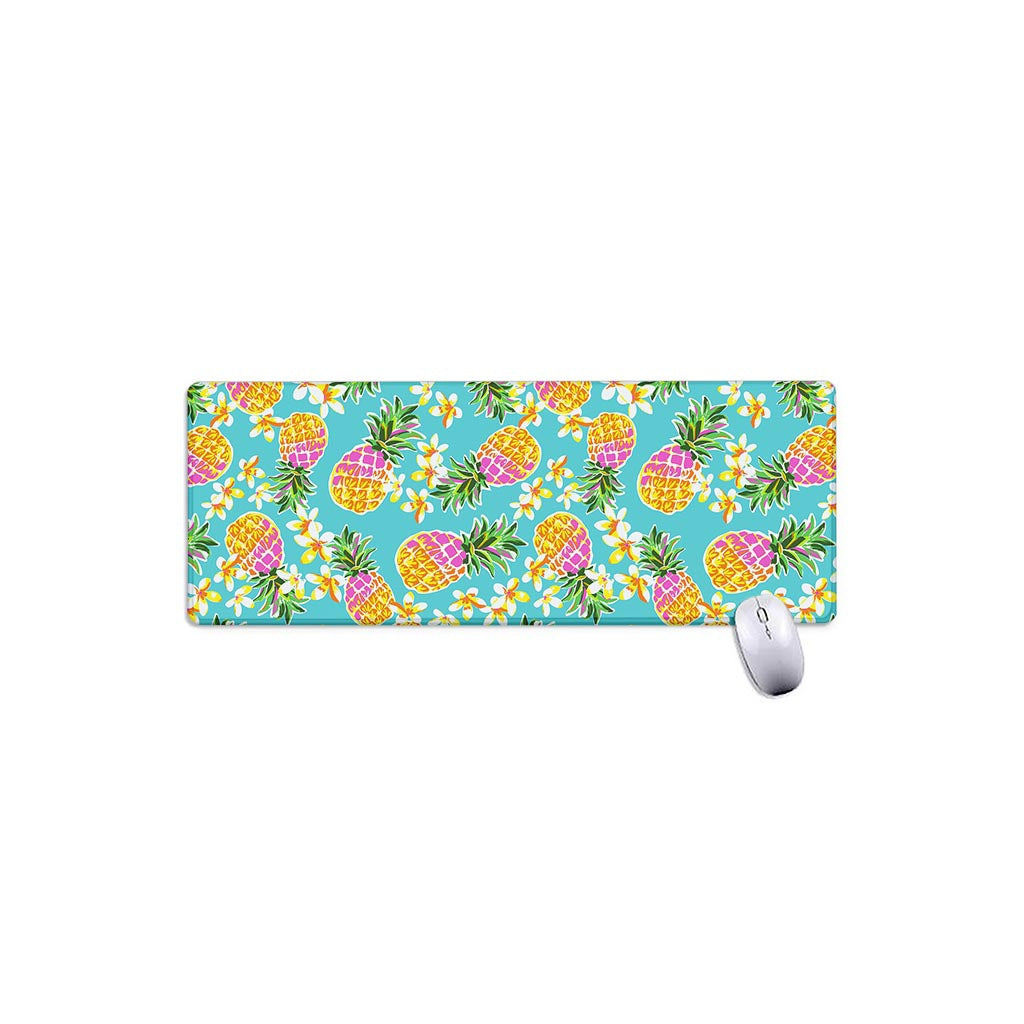 Aloha Summer Pineapple Pattern Print Extended Mouse Pad