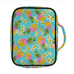 Aloha Summer Pineapple Pattern Print Front Pocket Bible Bag