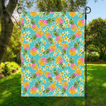 Aloha Summer Pineapple Pattern Print Garden Flag