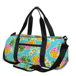 Aloha Summer Pineapple Pattern Print Gym Bag