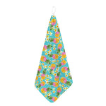 Aloha Summer Pineapple Pattern Print Hand Towel