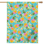 Aloha Summer Pineapple Pattern Print House Flag