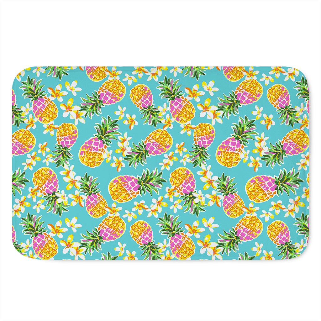 Aloha Summer Pineapple Pattern Print Indoor Door Mat