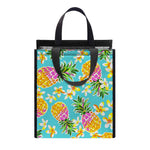 Aloha Summer Pineapple Pattern Print Insulated Lunch Tote
