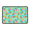 Aloha Summer Pineapple Pattern Print Kitchen Mat