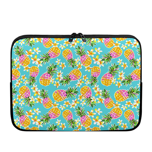 Aloha Summer Pineapple Pattern Print Laptop Sleeve