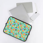 Aloha Summer Pineapple Pattern Print Laptop Sleeve