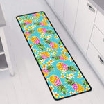 Aloha Summer Pineapple Pattern Print Long Kitchen Mat