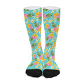 Aloha Summer Pineapple Pattern Print Long Socks