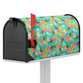 Aloha Summer Pineapple Pattern Print Mailbox Cover